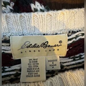 Vintage Eddie Bauer knit sweater